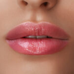 Permanent Make-up on her Lips.
